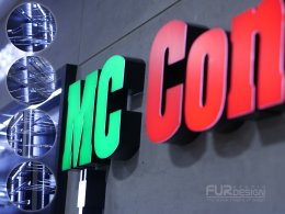 Design, manufacture and installation of MC Concept & Cook Cafe.